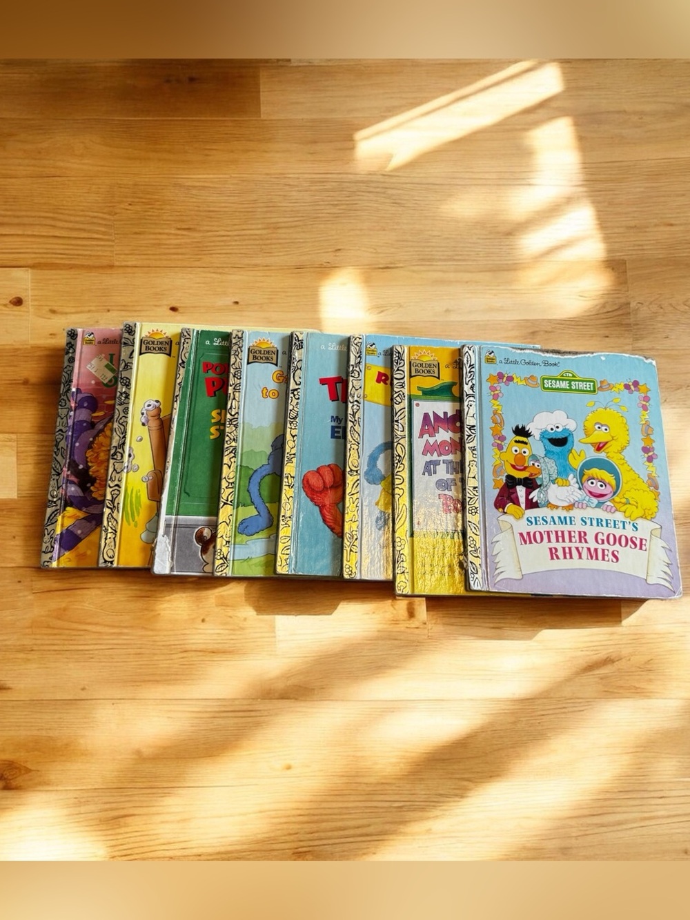 Bundle of 8 Sesame Street Books- Little Golden Book 1990’s